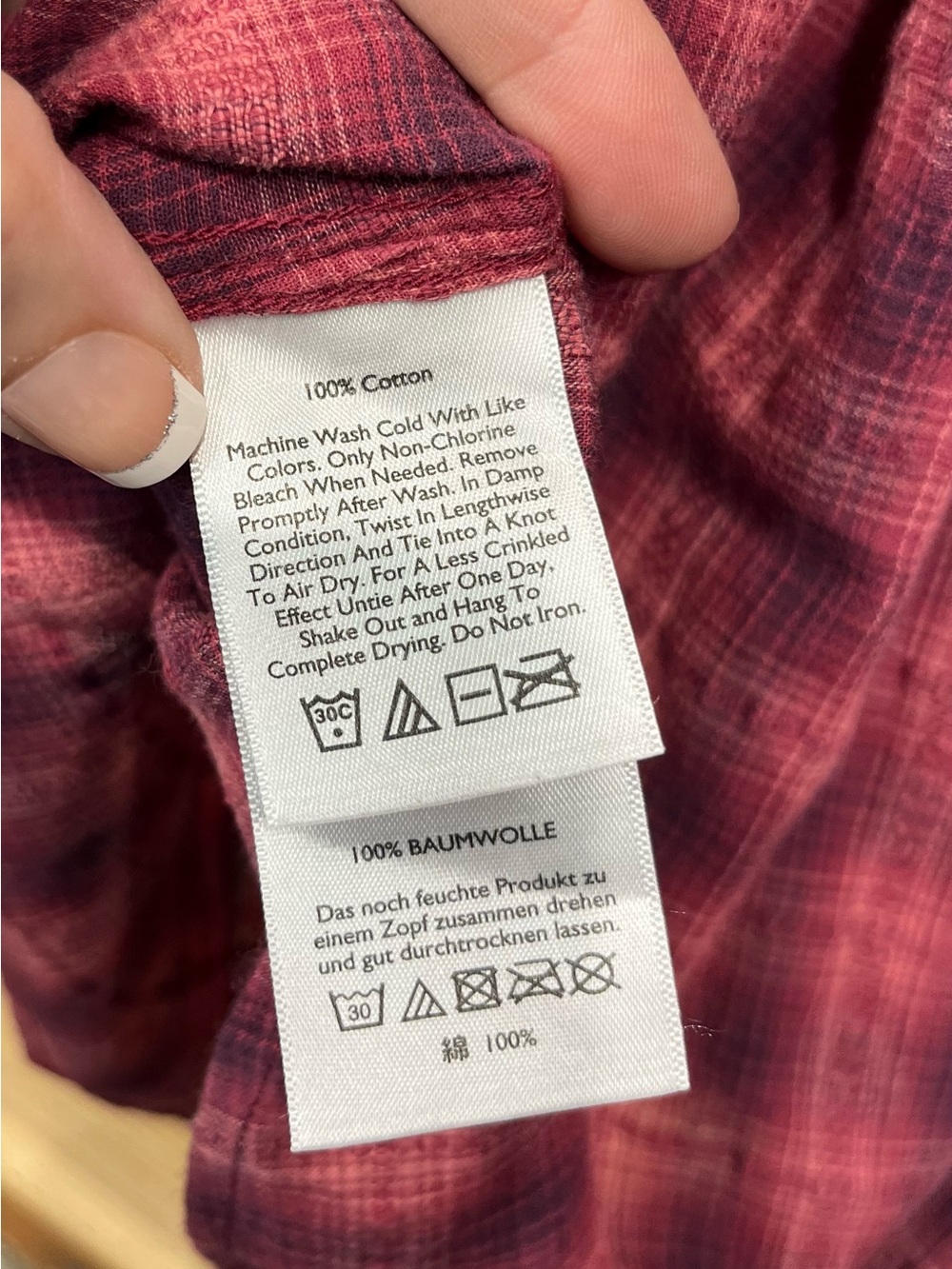 Eddie Bauer XL plaid button down - Picture 6 of 7